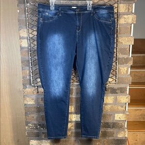 Royalty For Me Women's Dark Blue Jeans Stretch 22W